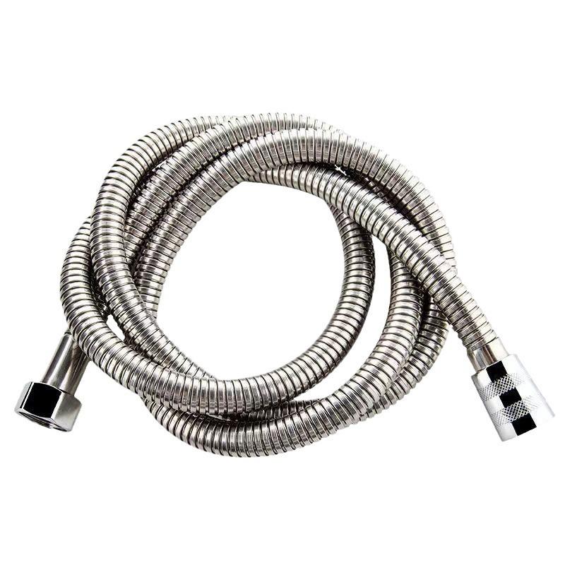Pressurized Stainless Steel Shower Hose, Explosion-Proof, High-Temperature Resistant, 1.5/2 Meters for Home Use