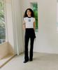 PROVO See-Through Button Pants / Black