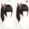 Kimetsu No Yaiba Kanawo Tsuyuri Kanao Cabello Resistente al Calor Pelucas Disfraz Cosplay + Horquilla de Mariposa con Gorro de Peluca Gratis
