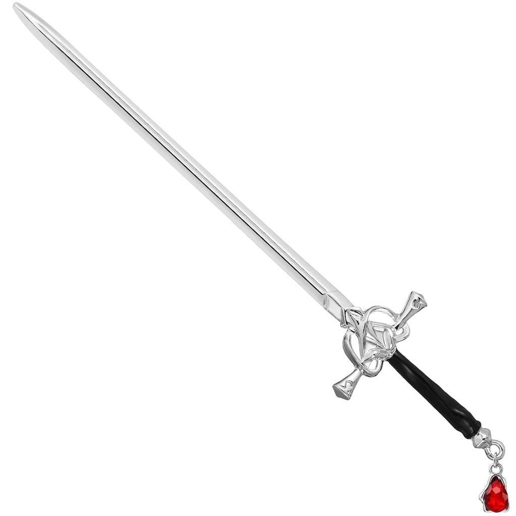 Bastone per capelli in stile cinese, design a spada, bacchette per capelli, forcina per capelli, chignon, accessori per capelli da donna