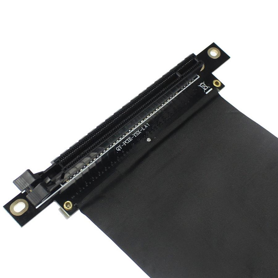 20cm PCI-E x16 3.0 Extender Riser Cable Vertical 90Degree Connector For VGA Card