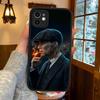 Movie P-Peaky-S B-Blinders Phone Case For IPhone 16 15 14 13 12 11 Pro Max 7 8 6 6s Plus Matte Cover