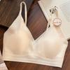 Ultra-thin Satin Mesh Beauty Back Underwear Women's Big Breasts Show Small and Thin, Close Sub-breasts To Prevent Sagging, Summer Ice Silk Bra Cover