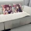 M-Menhera-chan Pillow Case Removable Washable Cushion Cover – All-Season Soft Linen