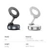 Strong Magnetic Car Phone Holder Foldable Design 360° Adjustable Vacuum Mount for Car/Desk/Bathroom/Universal Use