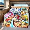1PC DRAGON BALL  Print Flannel Blanket, High quality All Seasons, Home Decor, Warmth and Comfort, Perfect for Christmas Gifts
