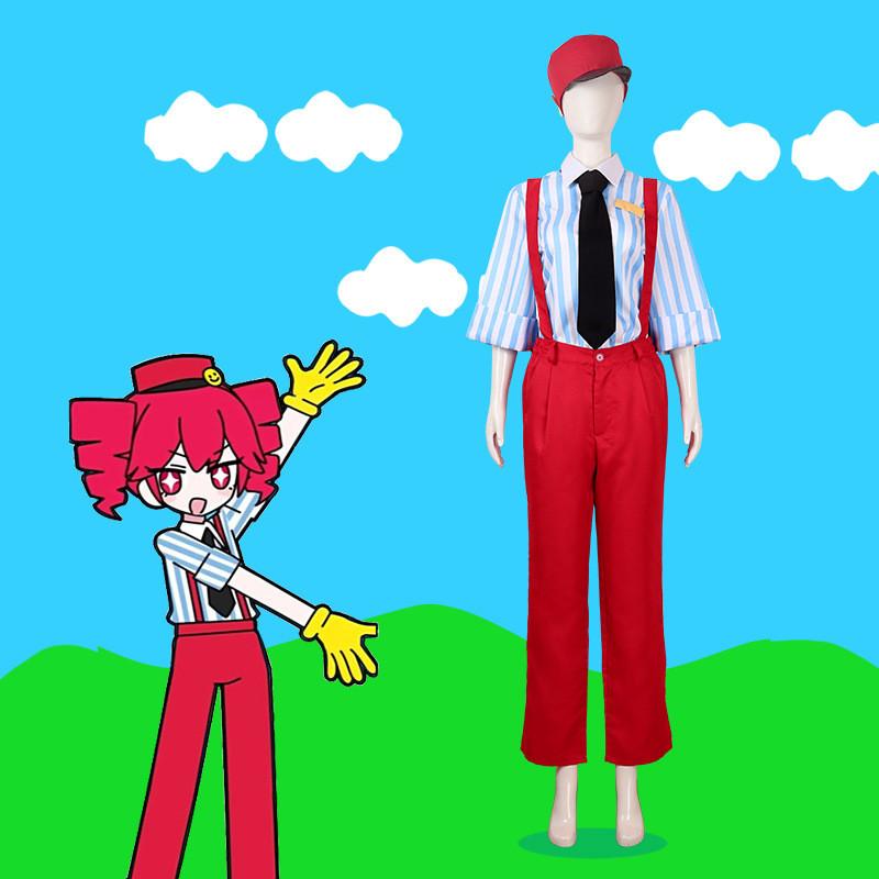 Kasane Singer Virtual Teto Cosplay Mesmerizer Character Costume Exhibition Acgn