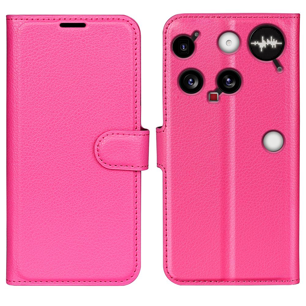 For Nothing Phone (3) 5G Case Litchi Texture Shockproof Leather Wallet Phone Cover