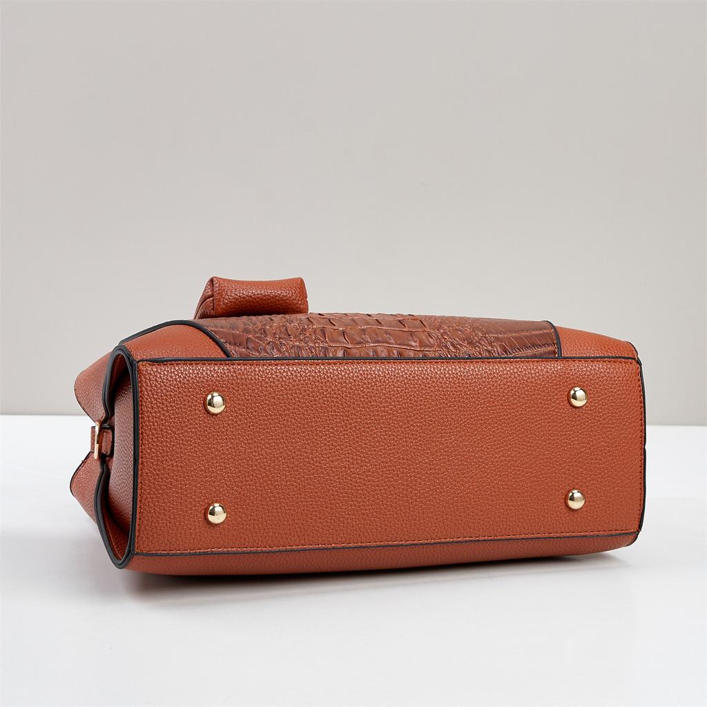 Women New Crocodile Pattern Handbag Luxury Shoulder Crossbody Bag Ladies Fashion Handbag