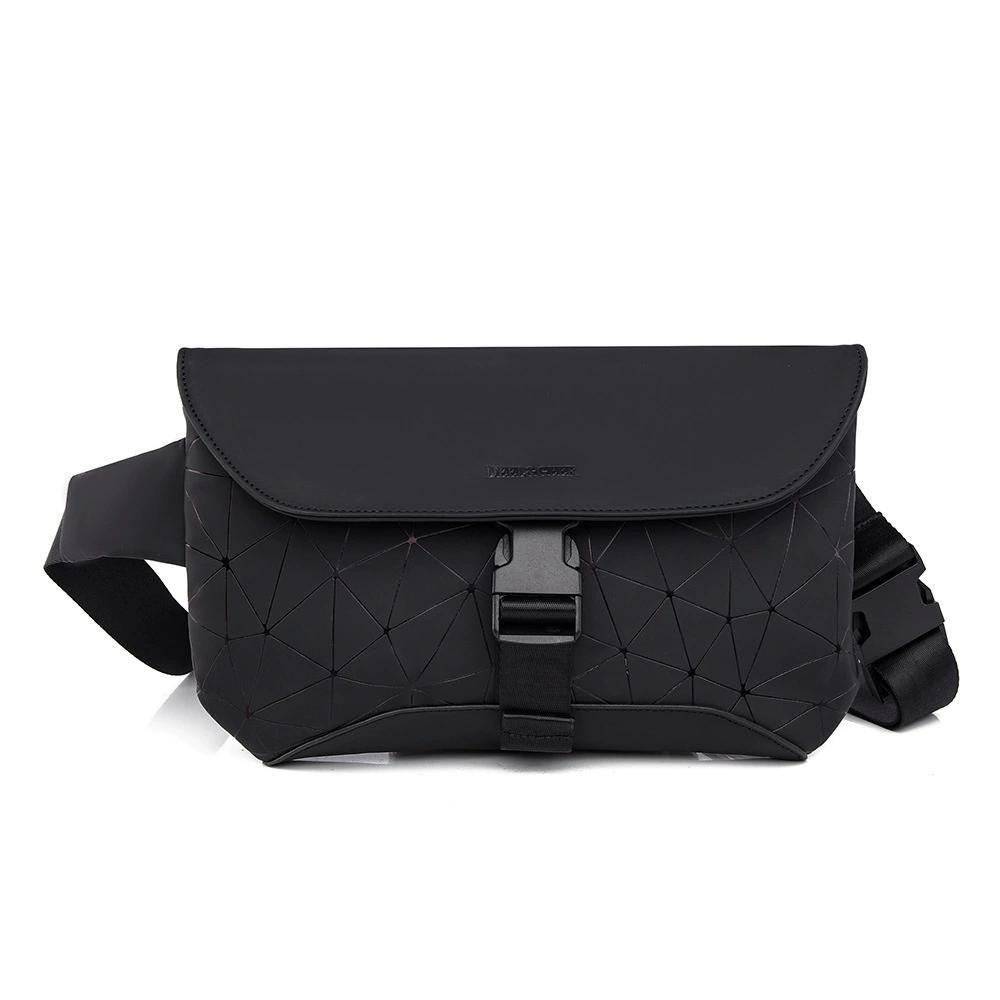 

Men s Solid Color Casual Crossbody Bag, Lightweight Durable Sling Shoulder Bag with Adjustable Strap, Versatile Messenger Bag чёрный
