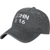 John   Christian Baseball Cap Washed Cotton Low Profile Adjustable Dad Hat Unisex