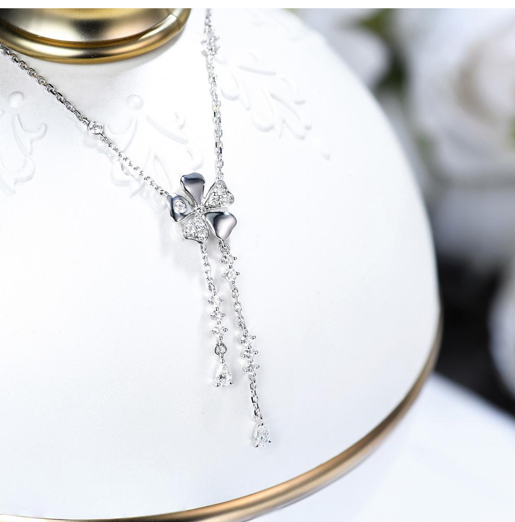 Cloud Necklace Umbrella Pendant Water Drop Fringe Accessories Diamond Versatile