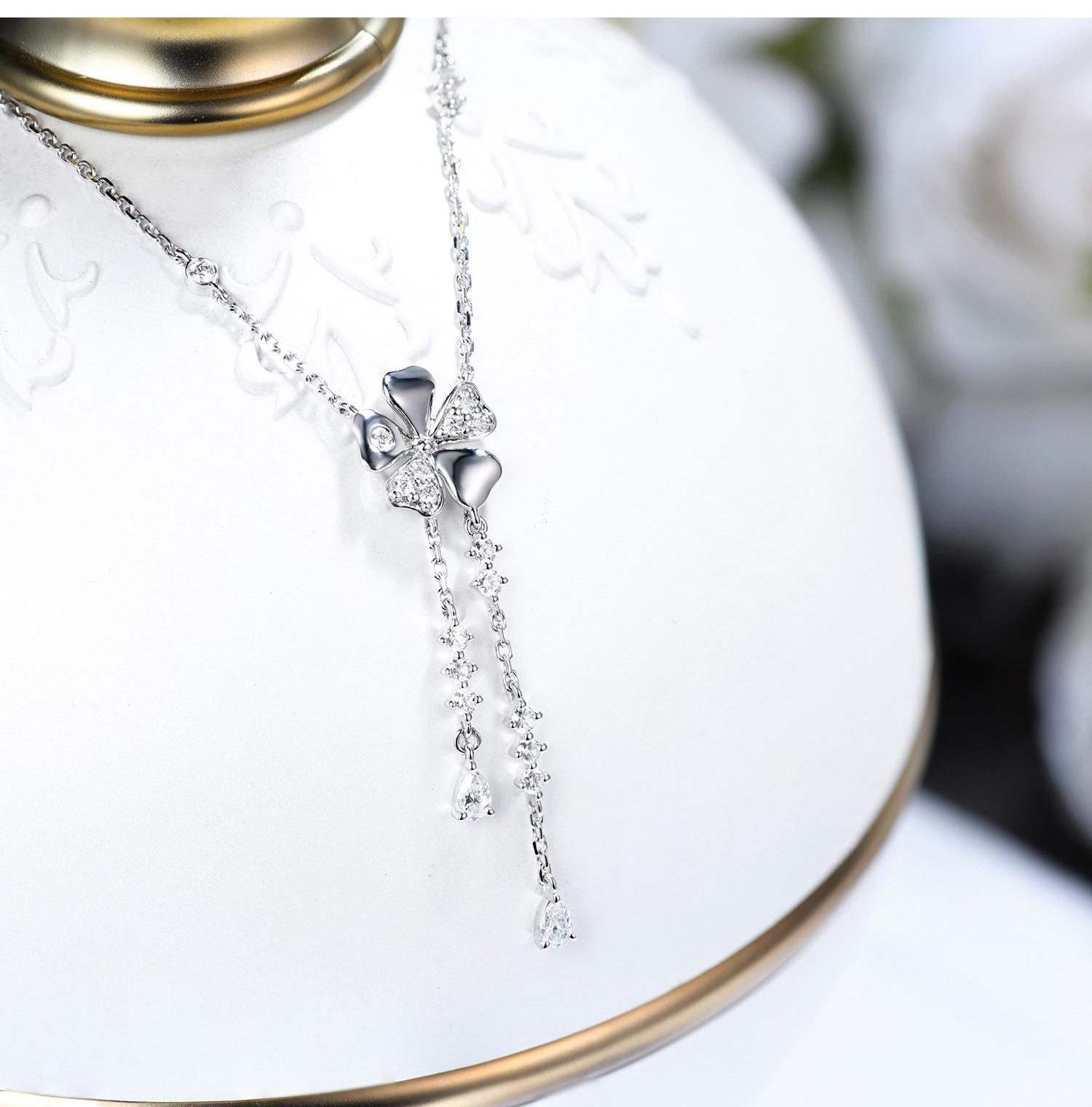 Cloud Necklace Umbrella Pendant Water Drop Fringe Accessories Diamond Versatile