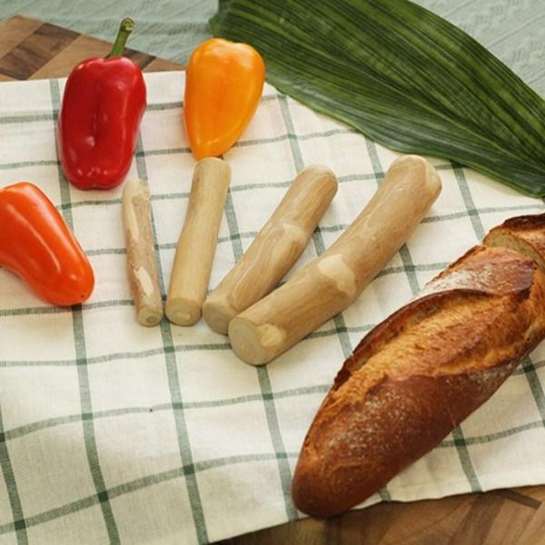 Snippy's Hund Holzstock Spielzeug, 2 Stück