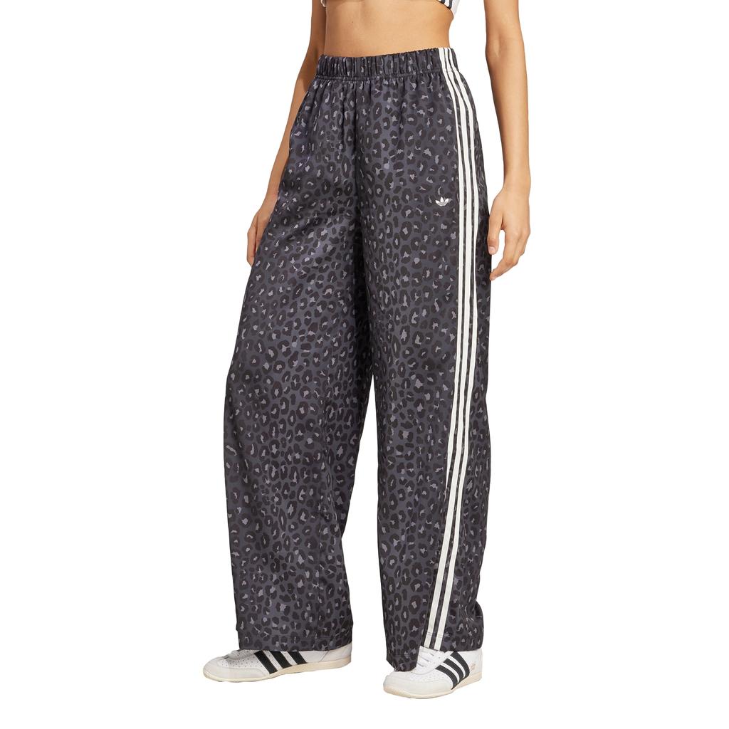 adidas Pantaloni Satinati a Gamba Larga - Leopardo: Carbone / Ka2667