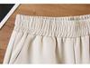 Women's High-Waist PU Leather Shorts - Elastic Waist, Loose Fit, Versatile Fashion for Autumn/Winter