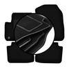 Complete Set of Velour Floor Mats For: Opel e-Corsa F Hatchback (2019-)