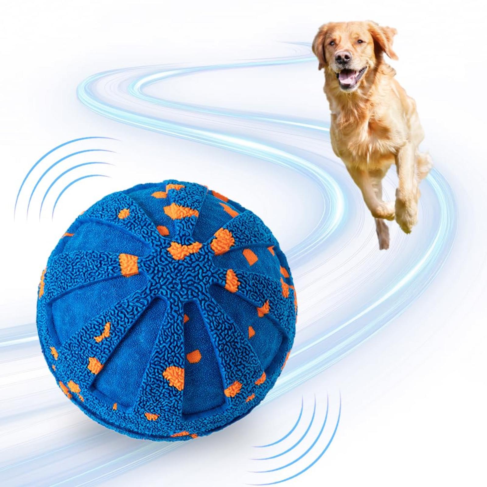 Upgraded Smart Interactive Vibrating Dog Ball Toy, Smart Electric Bouncing Balls,Automatic Dog Toy One Size синий