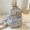 Fashion Teen Backpack With Contrast Colors And Spacious Interior For Use Daily