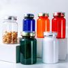 PET200ML Portable Plastic Medicine Bottle with Crown Cap