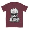 JJujutsu KKaisen Gojo Satoru T Shirts for Men Cotton Vintage TShirt Round Collar  Tees Short Sleeve Clothing Gift Idea