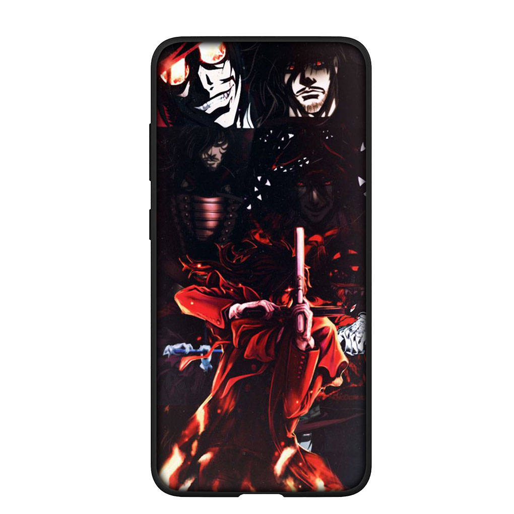 Capa de Celular para Samsung Galaxy S25 S24 S23 iPhone 16 15 Xiaomi Redmi Note 14 13 12 16E X 11 Pro Max 14C OPPO Moto Huawei Comics Hellsing Alucard Capa