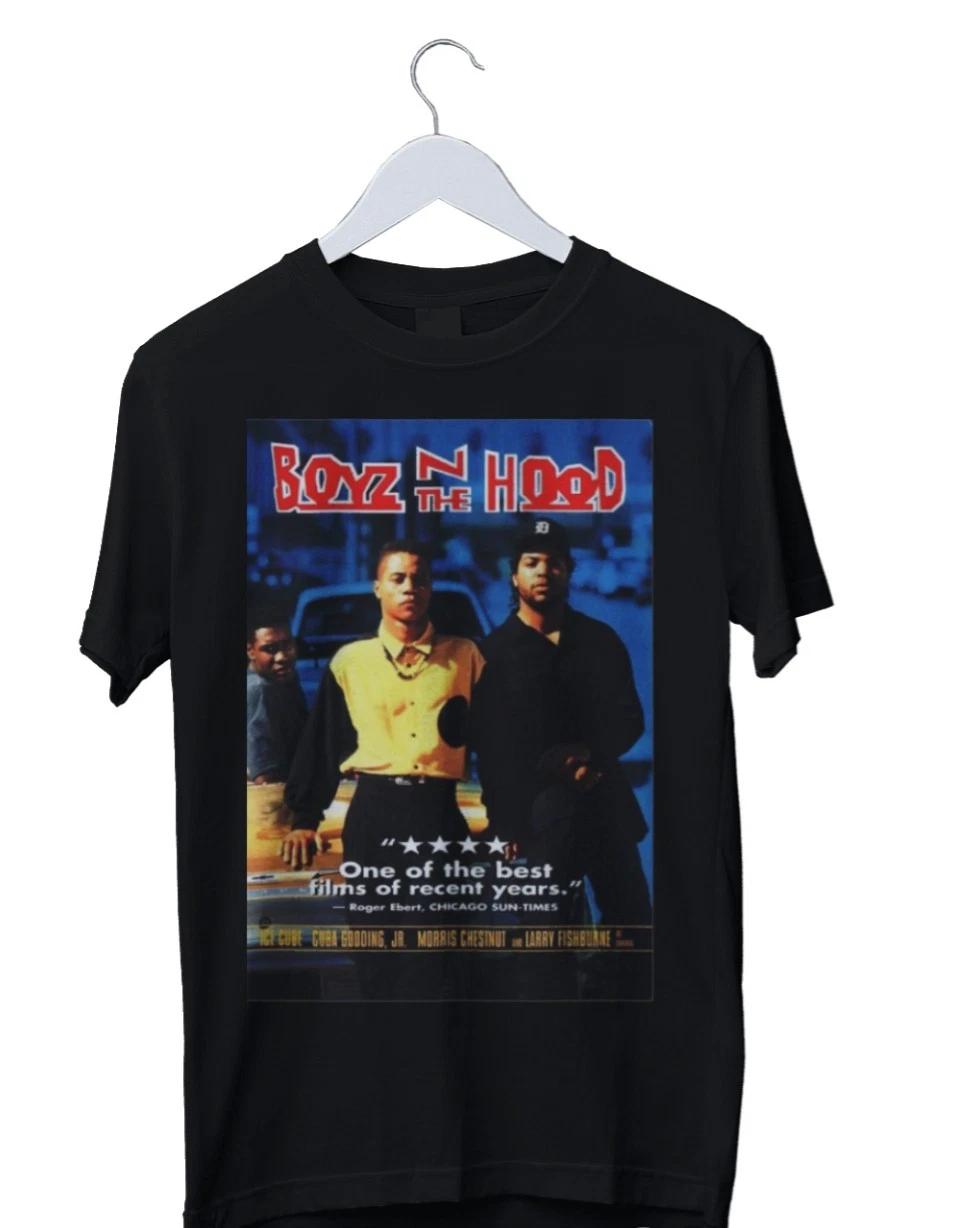 Unisex Adult Vintage Movie Boyz N The Hood Movie Graphic T-shirt 80... XXL