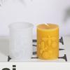 Honeycomb Silicone Candle Mold DIY Cylinder Column Bee Flower Designs Candles Gypsum Nature Themed Home Decor