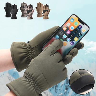 Polar fleece Ζεστά γάντια σκι Χειμερινά θερμικά γάντια snowboard Ανδρικά γυναικεία αδιάβροχα γάντια αντιολισθητική οθόνη αφής γάντια σκι