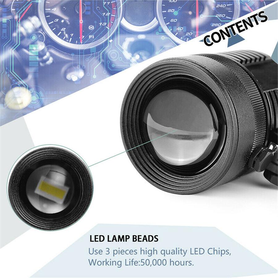 LED Motorcycle Spotlight Headlight For Most Motorcycle, Dirt Bike, Street Bike, etc