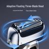 Qiman QM6101 Portable 3-Head Wet/Dry Foil Shaver