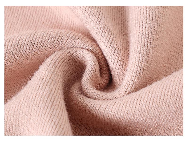Mom's Winter 2024 Fleece-Lined Thick Sweater for Middle-Aged & Elderly Women - Warm One-Piece Top