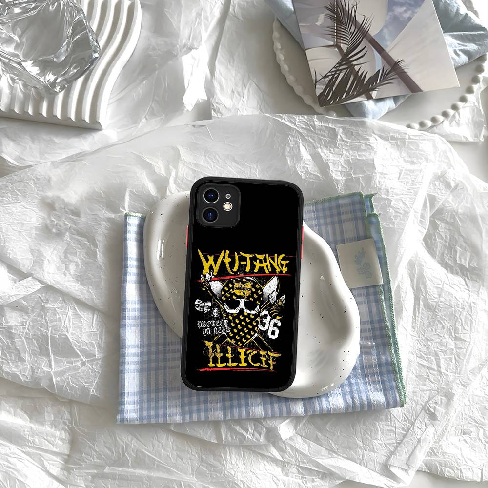 Singer W-WU-T--TANG Phone Case For IPhone 16 15 14 Plus 15 13 12 11 Pro Max X XS MAX Matte Cover