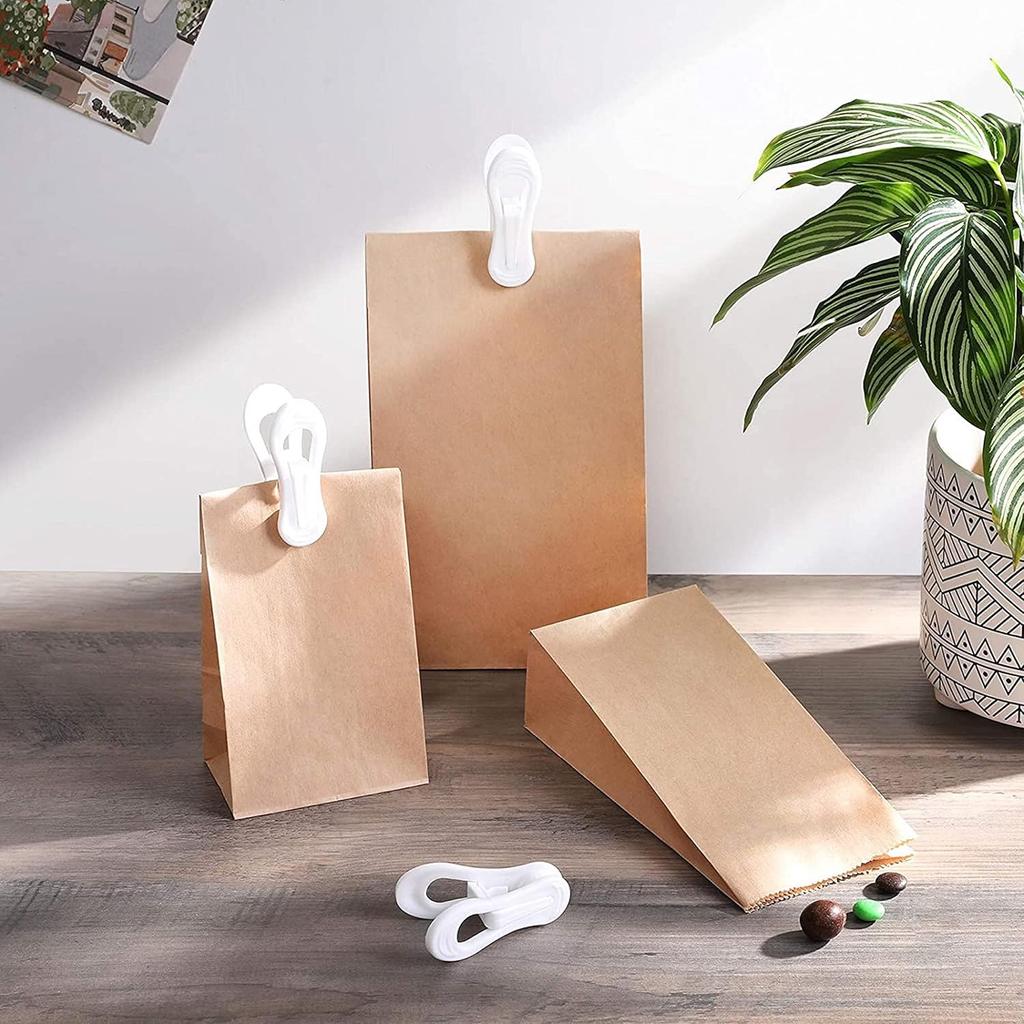 30 Pack White Hanger Clips for Hangers, Multi-Purpose Strong Pinch Easily Clip On Clothing Pants Hangers, Plastic Finger Clips for Home