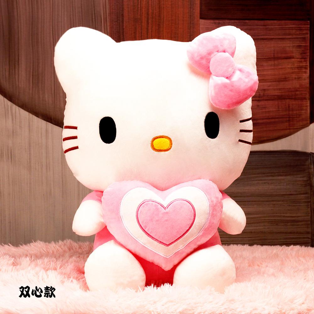 

Плюшевая игрушка кошка цветок милая кукла котенок сердце ангел большая кошка тряпичная кукла подушка для метания женский подарок 30cm