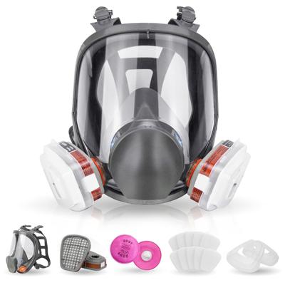 Full Face Anti-Fog Gas Mask for Spray Painting and Dust Protection 6800