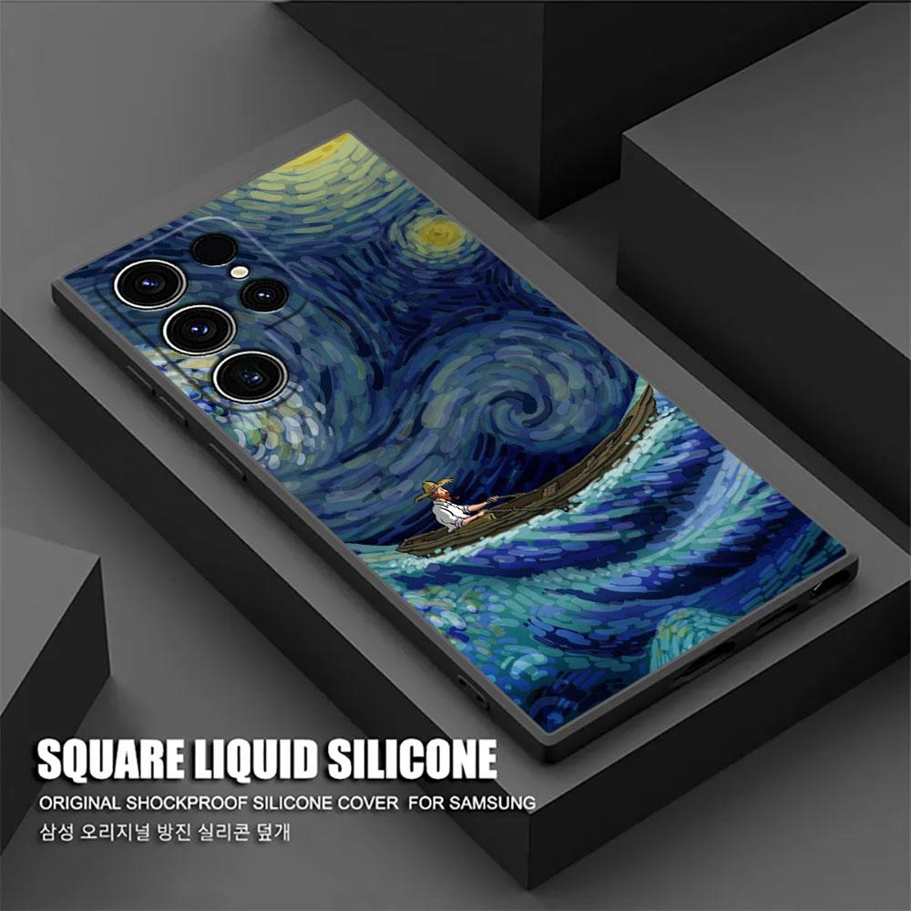 Interessante Custodia Arte di Van Gogh S26Ultra per Samsung Galaxy S26 S25 S24 S23 S20 S21 FE S22 Ultra S26 Plus 5G Custodia Morbida per Telefono