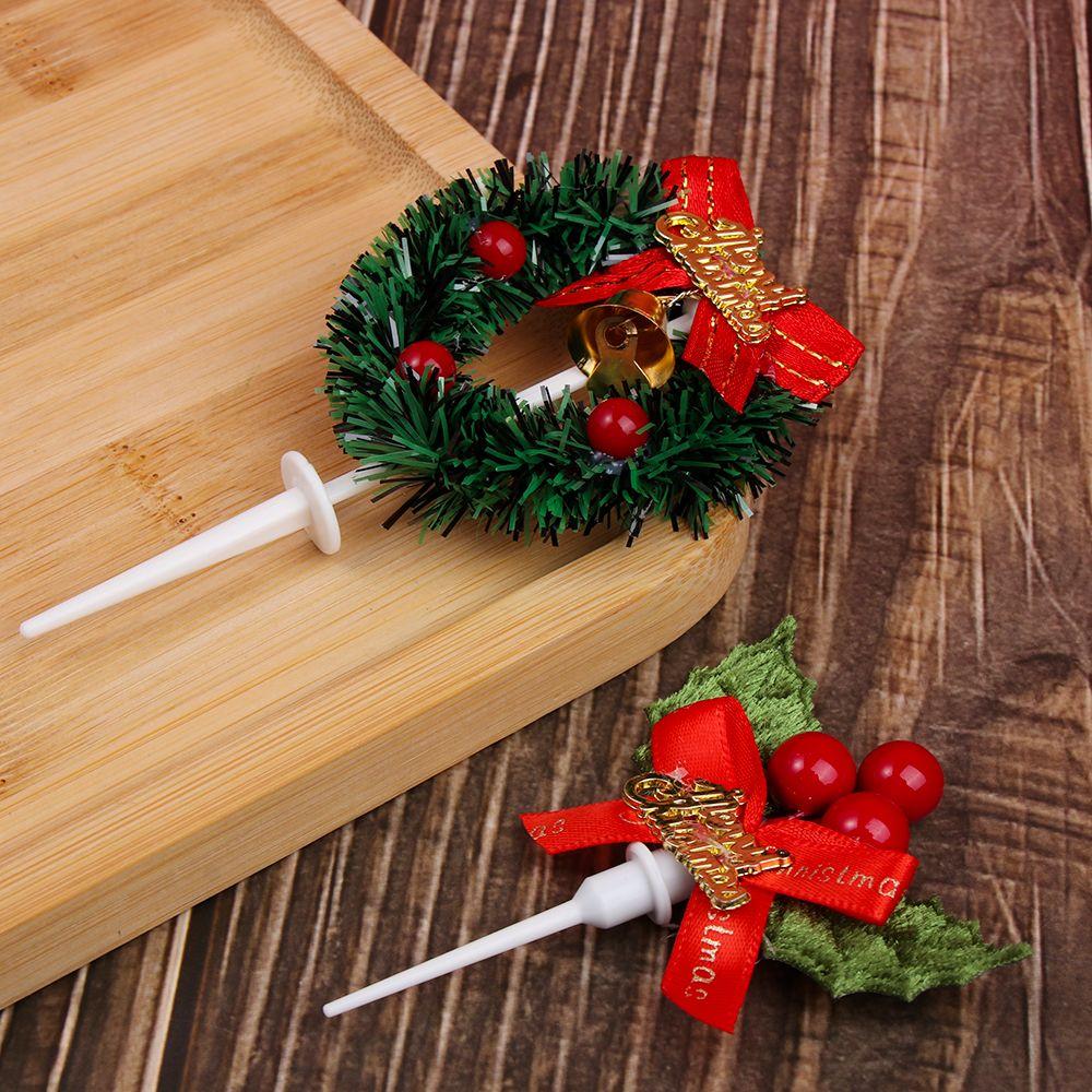 Party Supplies Xmas Tree Decor Christmas Cake Decoration New Year Xmas Cake Decor Christmas DIY