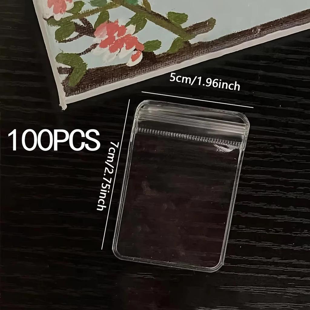 Jewelry Organizer Pouch Bags Transparent PVC Anti-Oxidation Earring Pendant Necklace Bracelet Storage Holder Bags