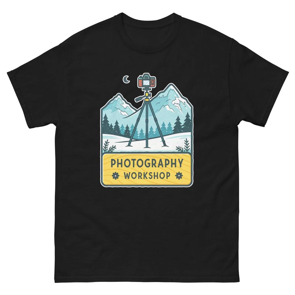 Photography Workshop Mountain Ski Resort Town T-Shirt
