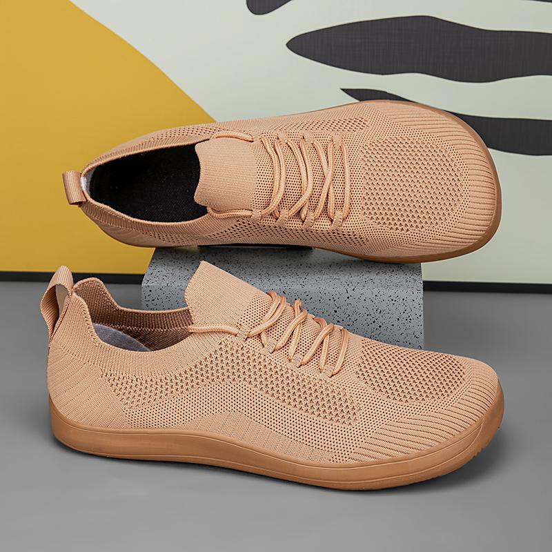Fashion Wide Toe Barefoot Shoes for Men Women Casual Breathable Sports Shoes Man Lace Up Walking Men Shoes Non Slip Running Shoes