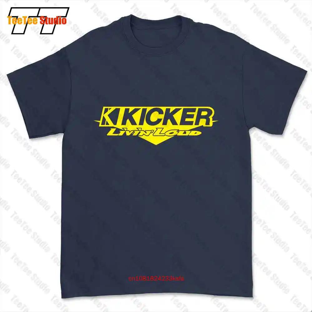 Kicker Livin Loud Audio Logo Speakers Amplifiers Car Subwoofers Tshirt Tee 1IM4