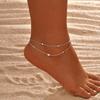 Summer Anklet Bracelets for Women, Satellite Beaded Foot Chain, Boho Beach Summer Simple Ankle Jewelry