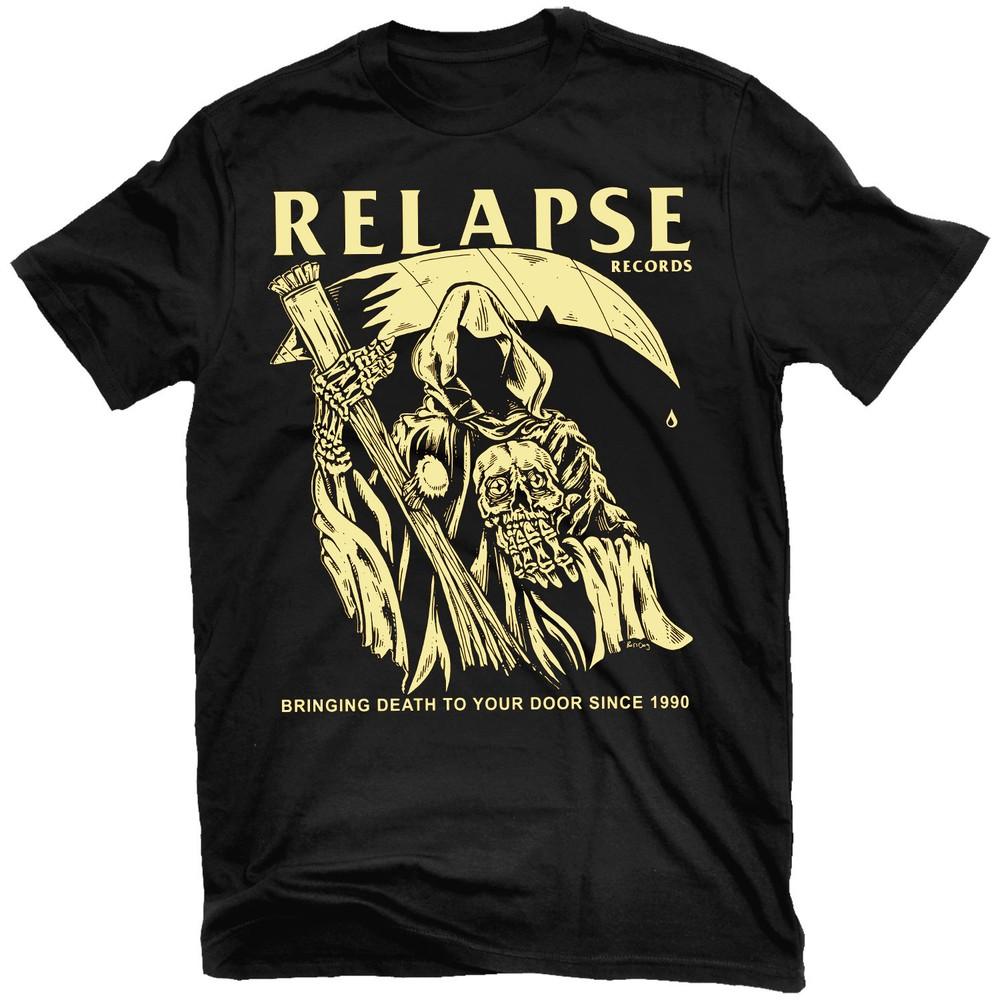 RELAPSE RECORDS Reaper T-Shirt NEW! Relapse Records TS4570 Unisex T-Shirt XXXXL