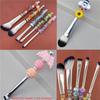 25X Beadable Makeup Brushes Silicone Beads DIY Makeup Cosmetic Brushes Beaded Brushes Kit For DIY