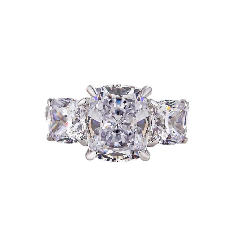 CopperCrystal Cubic Zircon Luxury Women Rings Simple Fashion Design Wedding Band Accessories