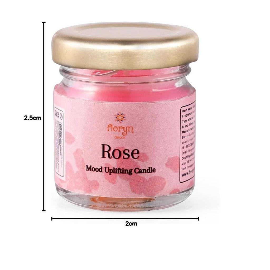 Floryn Decor Jar Scented Candles Gift Set | Scented Candle Set of 12 | Highly Fragranced Candles