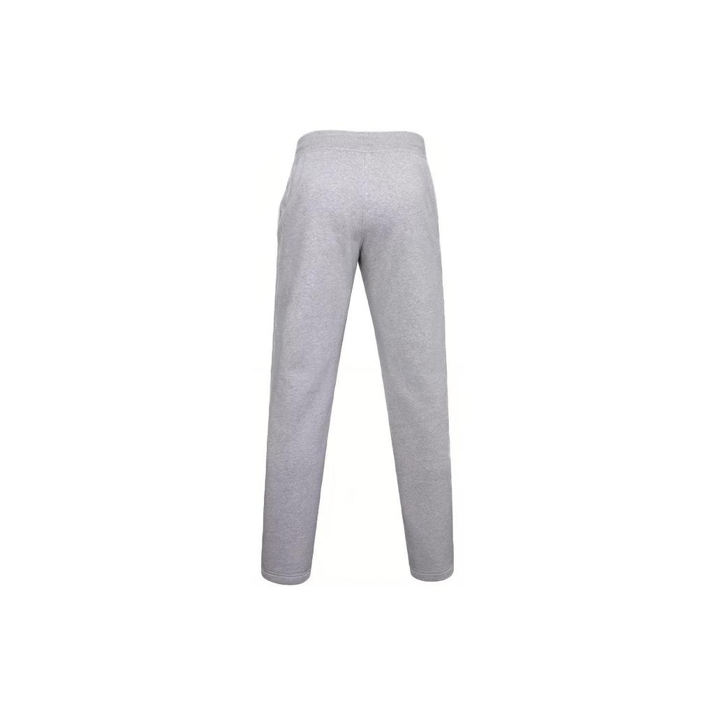 Under Armour Rival Logo Fleece Joggers Men Bottoms Steel Heather-Grey 1359030-035