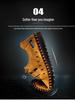Men's Plus Size Casual Breathable Summer Sandals - Soft Sole Perforated Design