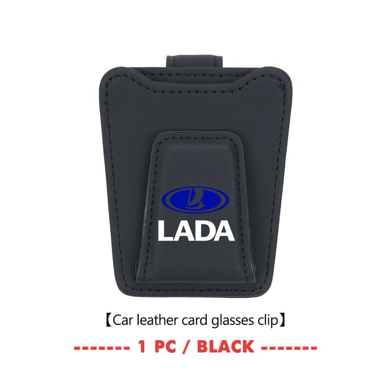 For Lada Car Glasses Clip Sunroof Plate Eyeglasses Clamp Storage Hanger Niva Vesta 4X4 Samara Kalina Largus Priora Granta